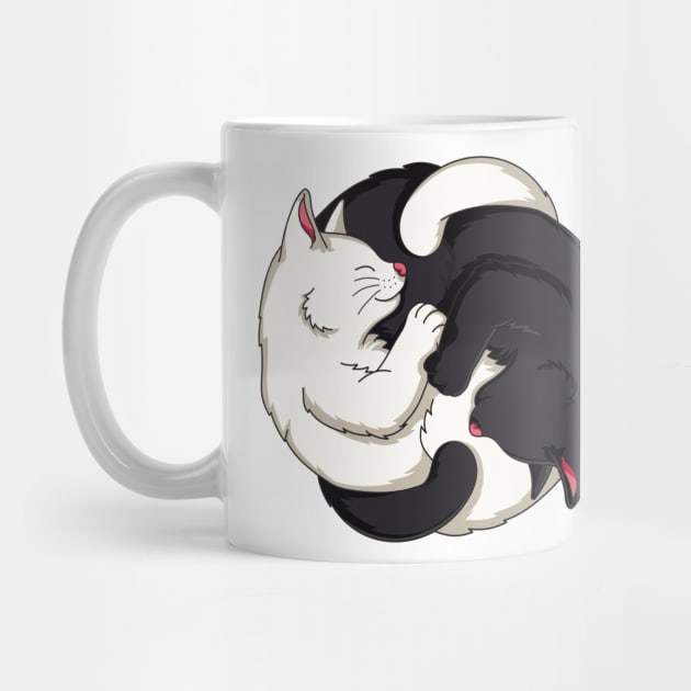 Cute Cat Ying Yang Cat Kitten Lover by ghsp